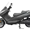 Električni motocikl Puma, crne boje, pogled s boka