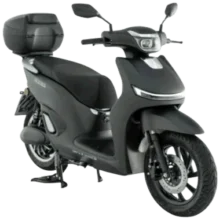 Električni skuter-motocikl Deer, crne boje, desni poluprofil