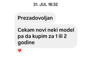 Domet ZAPmoto električnog skutera – konačna poruka kupca o zadovoljstvu i planu ponovne kupovine